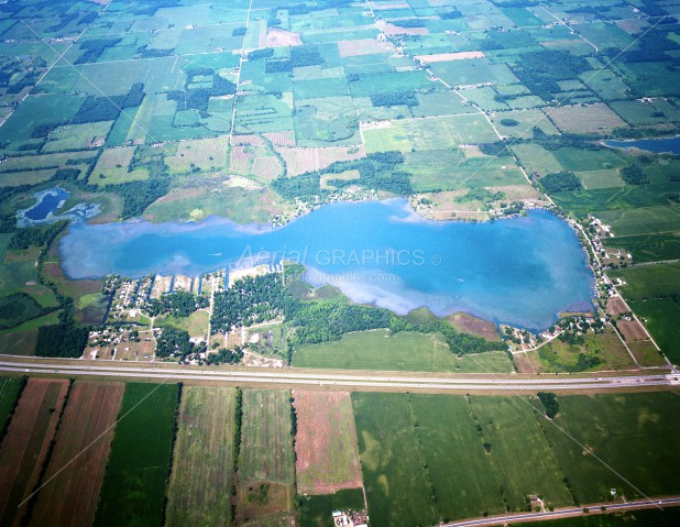 Pleasant Lake in Stueban County, Michigan